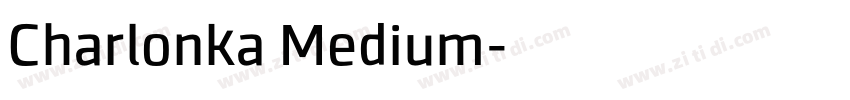 Charlonka Medium字体转换